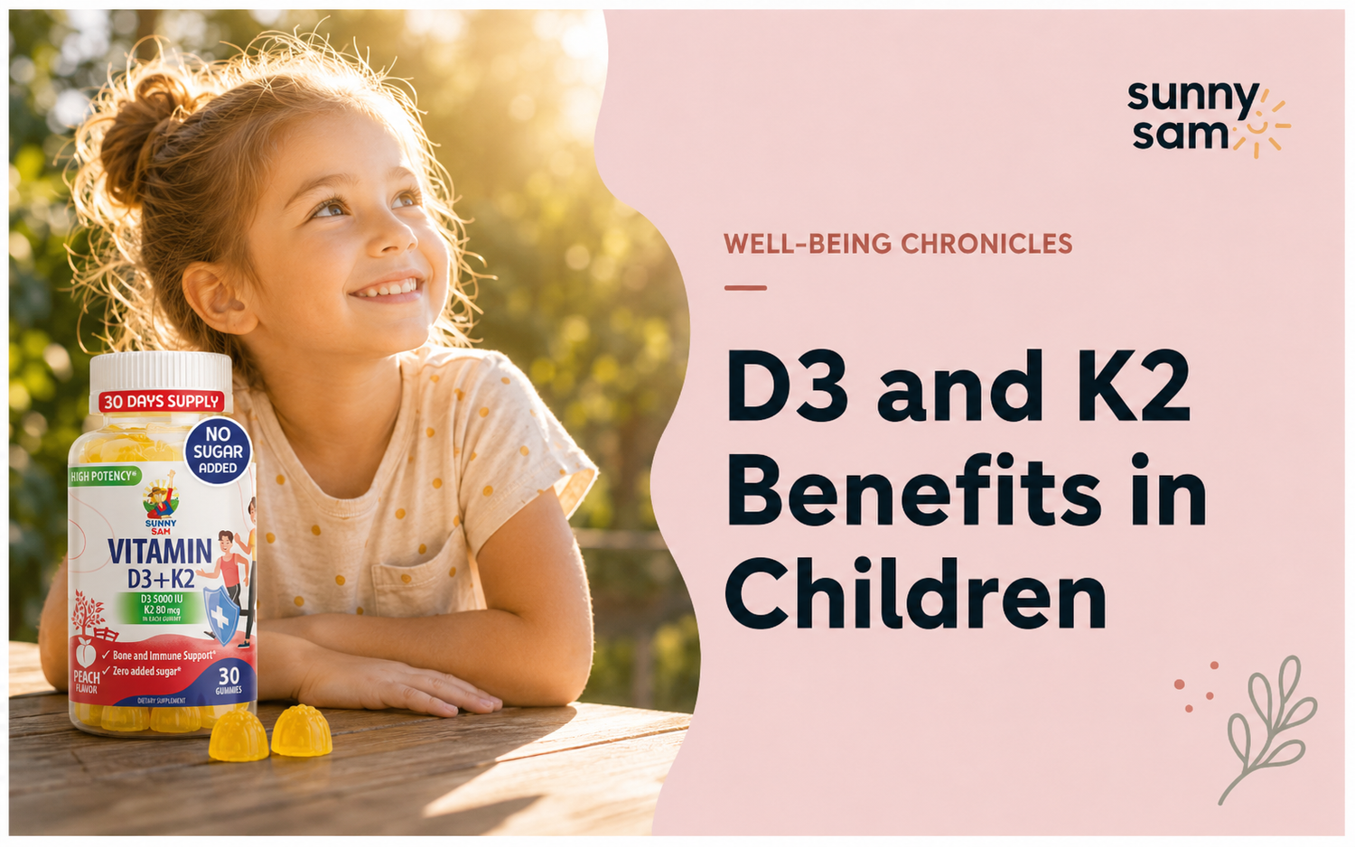 D3 and K2 benefits in children