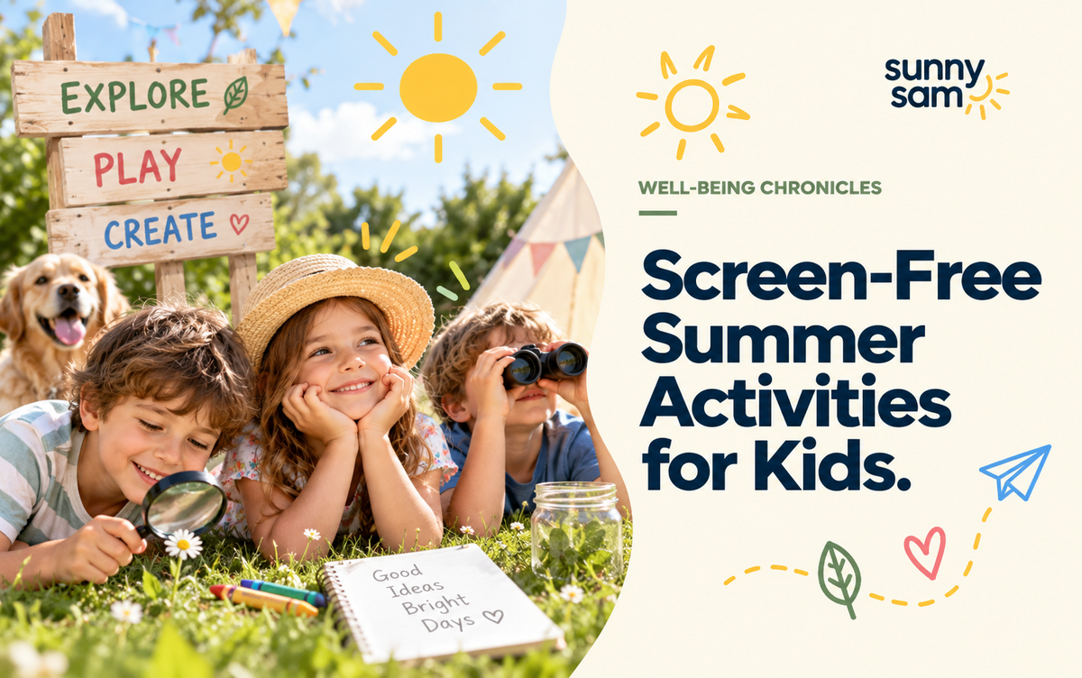 20 Screen-Free Summer Activities for Kids.