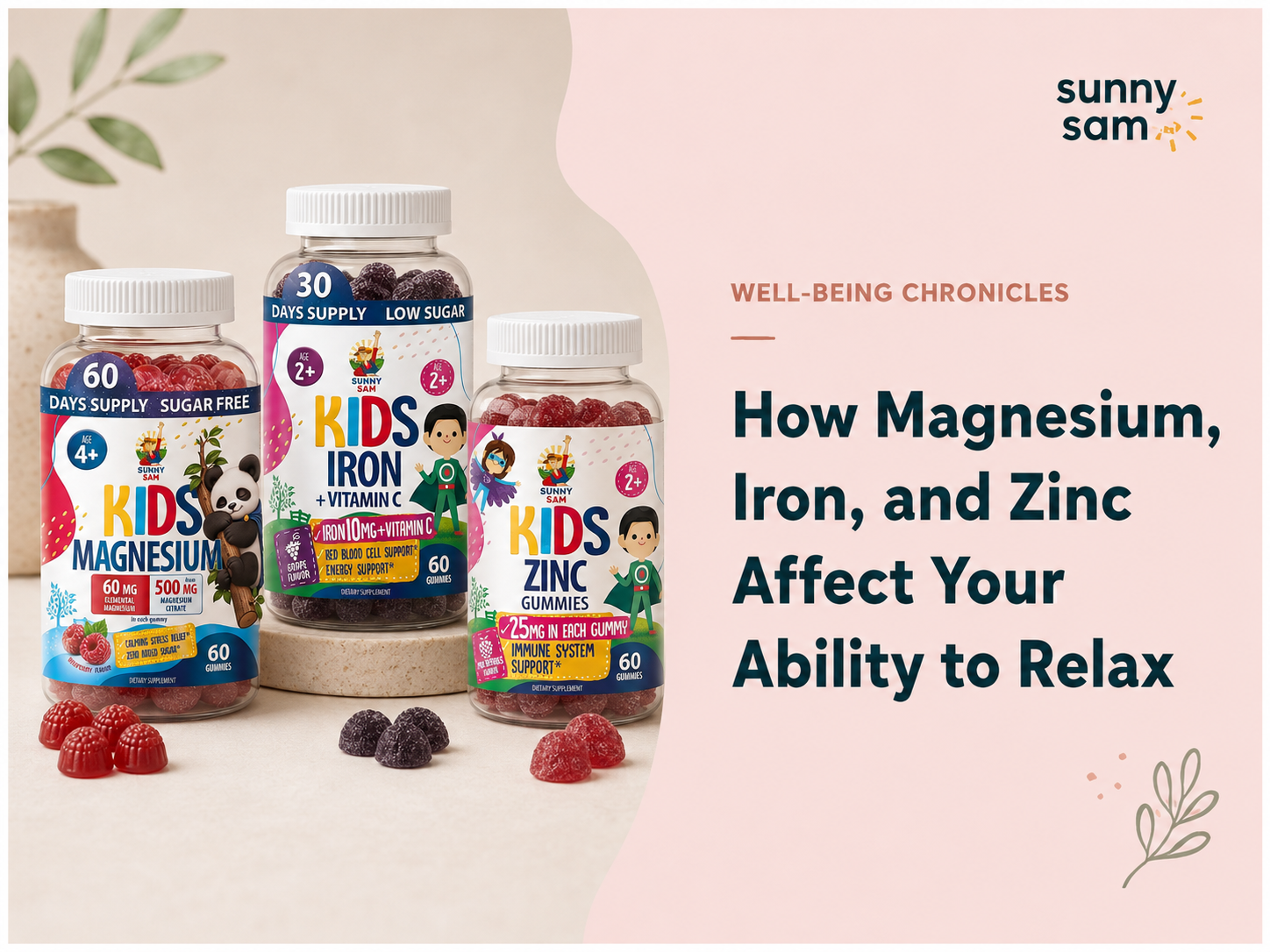 How Magnesium, Iron, and Zinc Affect Your Ability to Relax