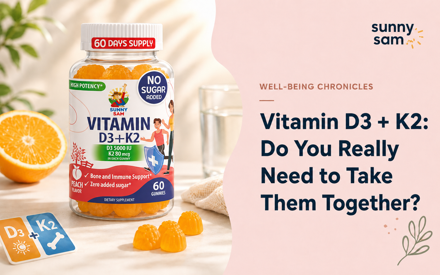 Vitamin D3 + K2: Do You Really Need to Take Them Together?
