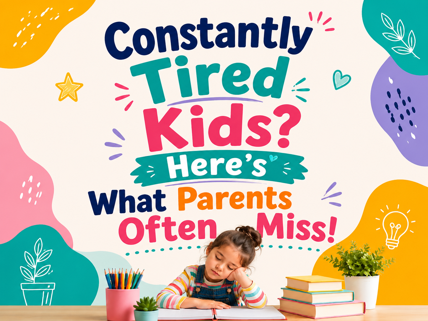 Constantly Tired Kids? Here’s What Parents Often Miss!