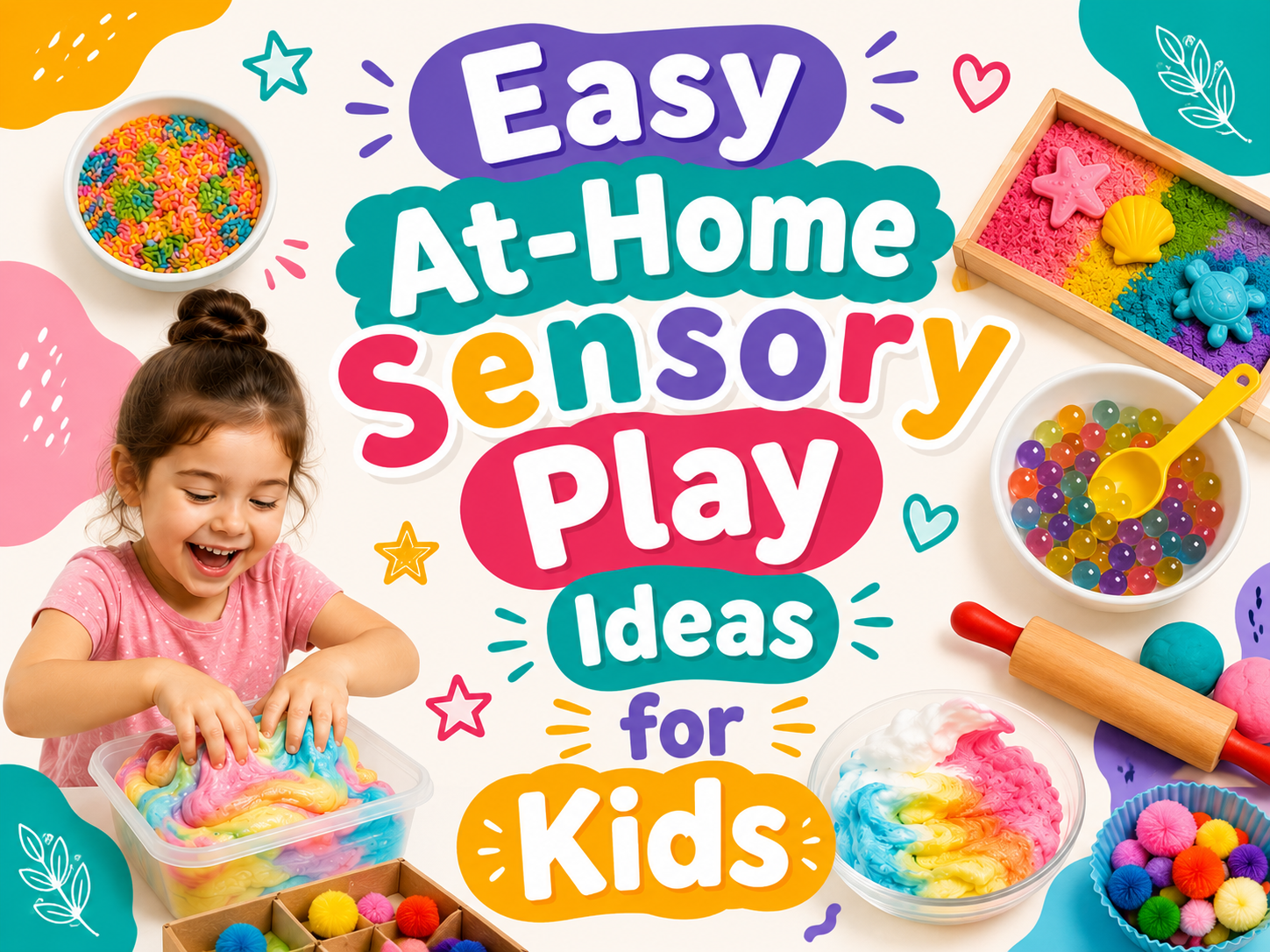 Easy At-Home Sensory Play Ideas for Kids.