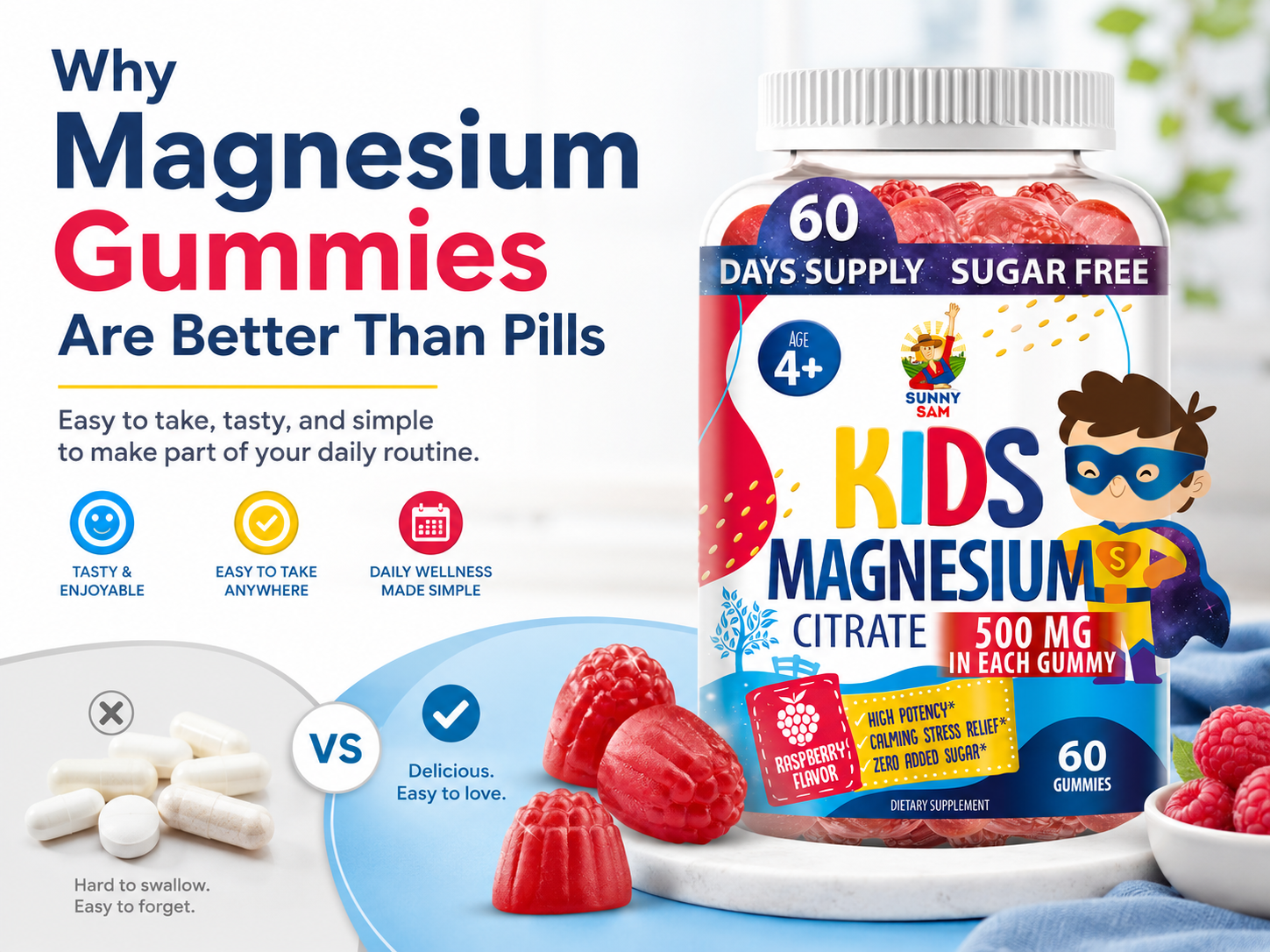 Here are Why Magnesium Gummies are Better Than Pill Form