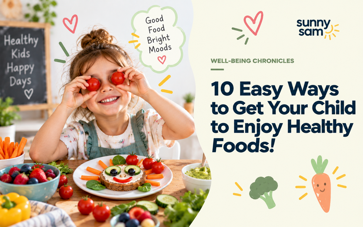 10 Easy Ways to Get Your Child to Enjoy Healthy Foods!