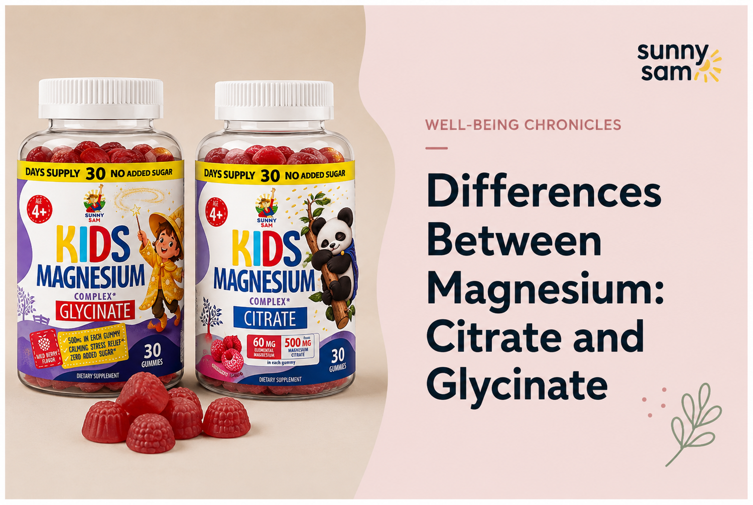 Differences Between Magnesium: Citrate and Glycinate