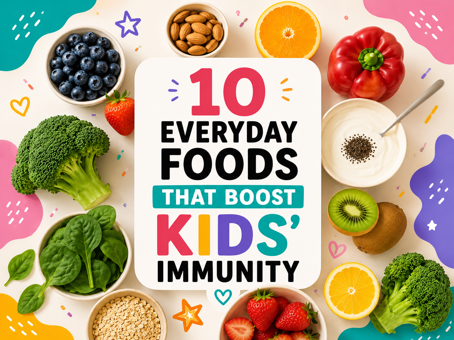 How Everyday Foods Relate to Immune Supplements in Kids 🧃