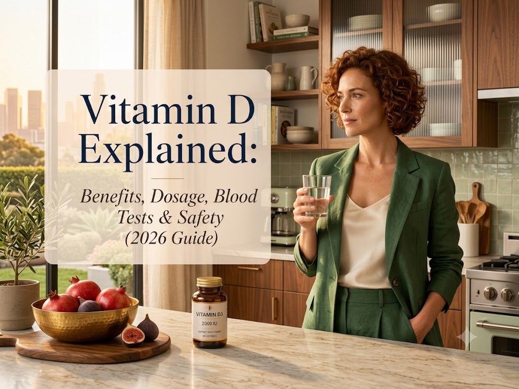 Vitamin D Explained: Benefits, Dosage, Blood Tests & Safety (2026 Guide)
