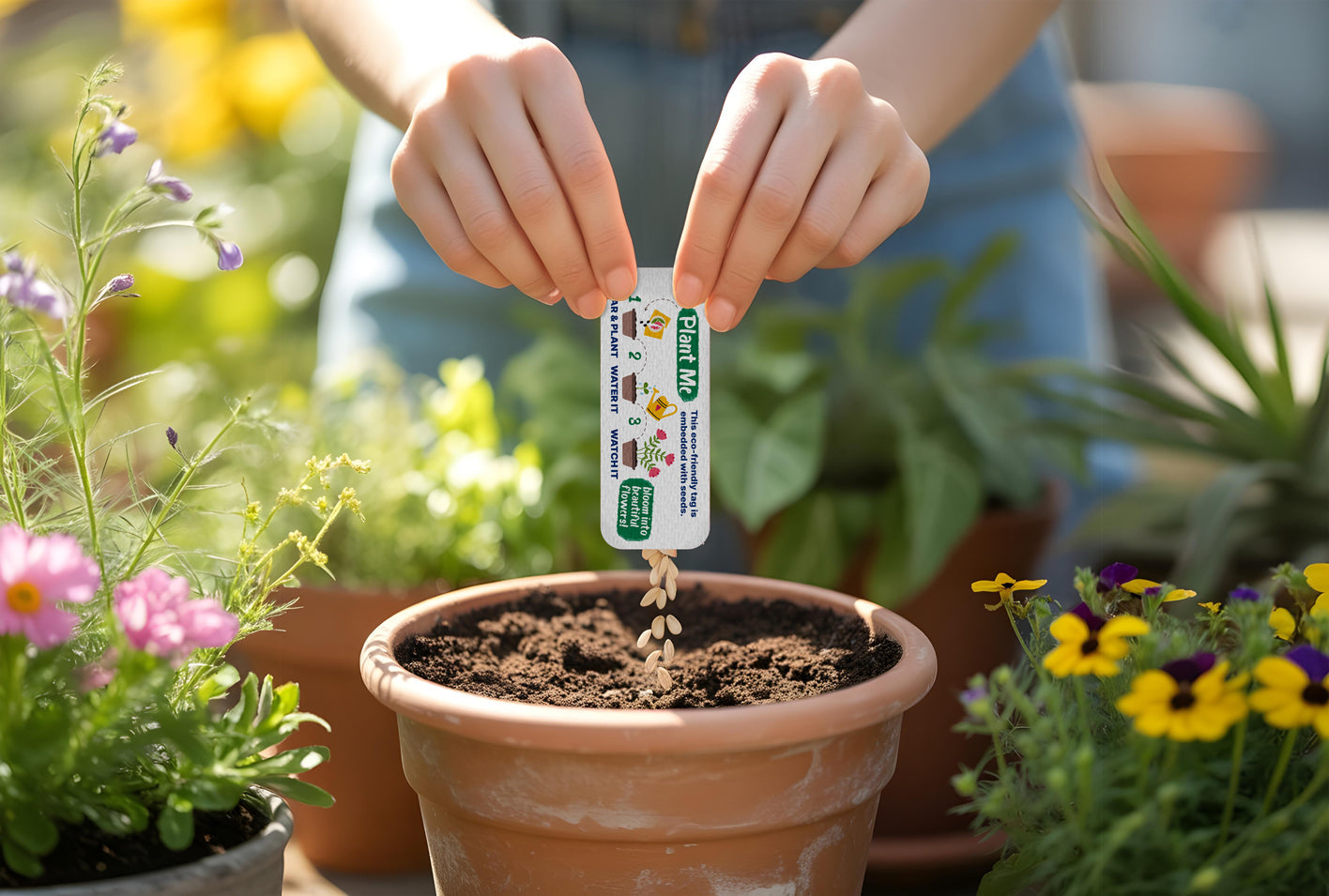 🌱 Plant Me Tag- Thank You for Choosing Sunny-Sam!