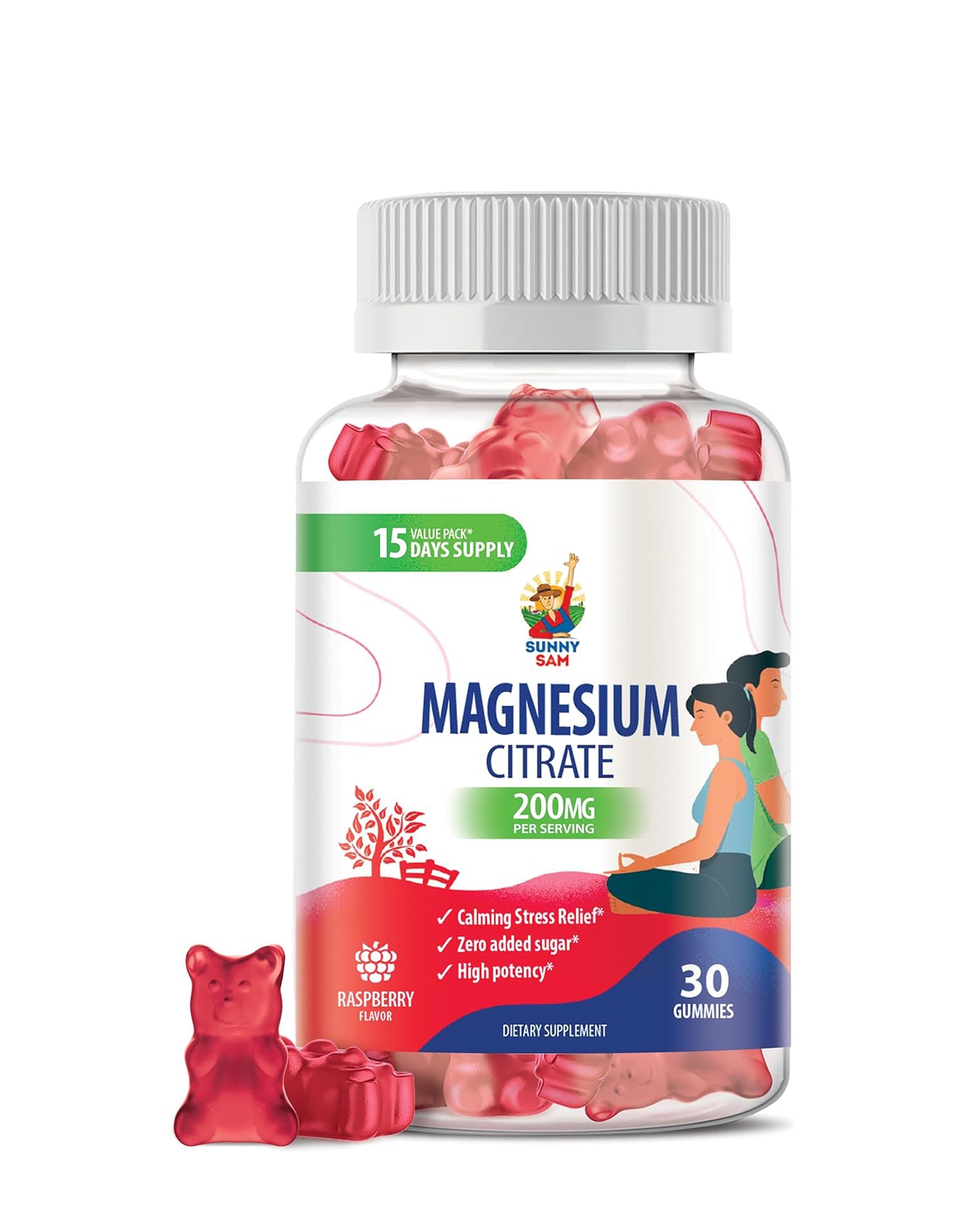 Magnesium Citrate Gummies for Adults - 200mg