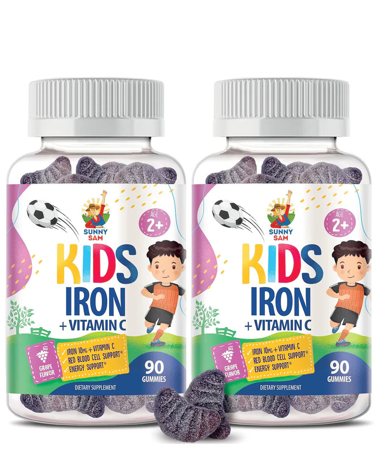 Iron Gummies with Vitamin C for Kids