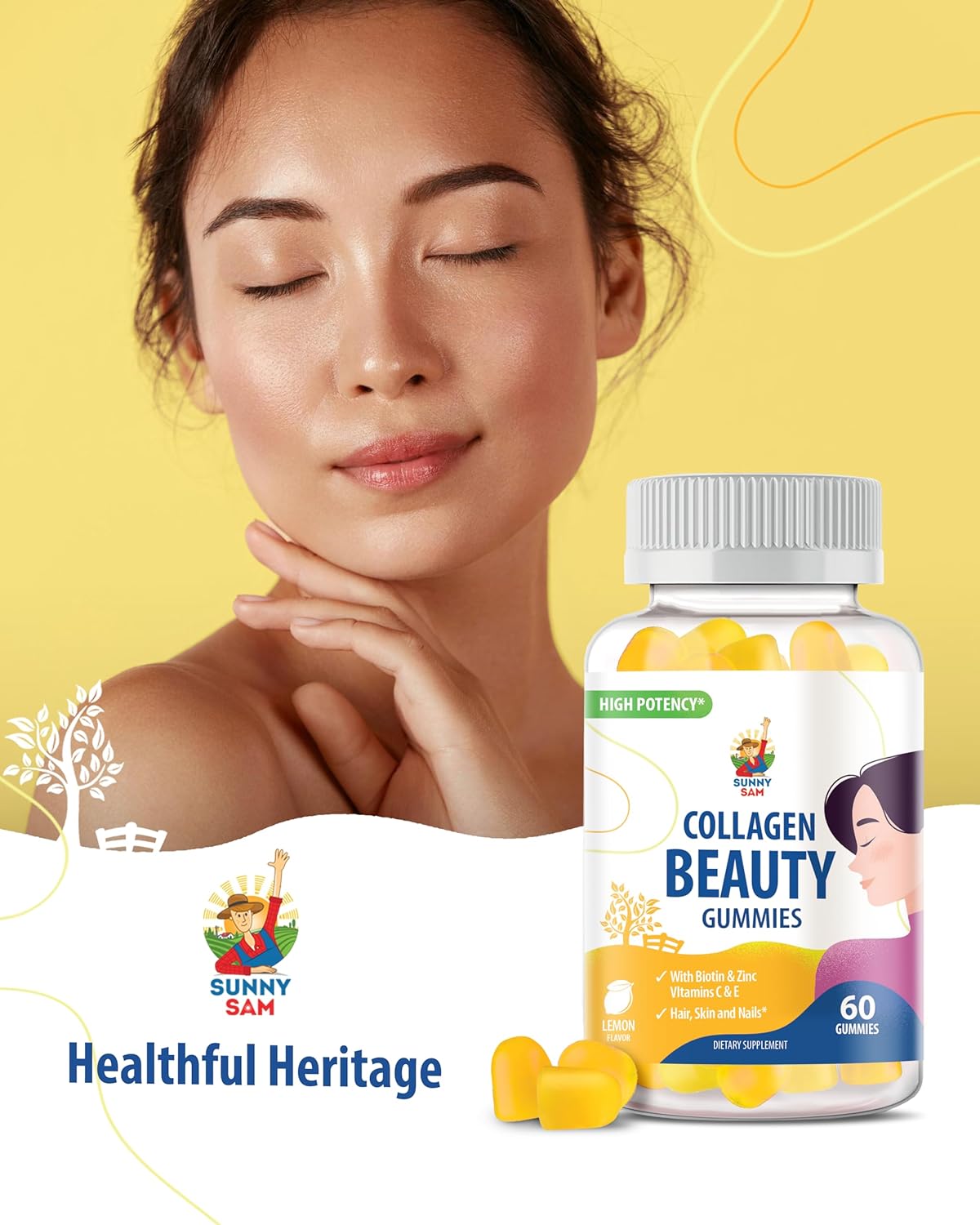 Beauty Collagen Gummies for Women & Men