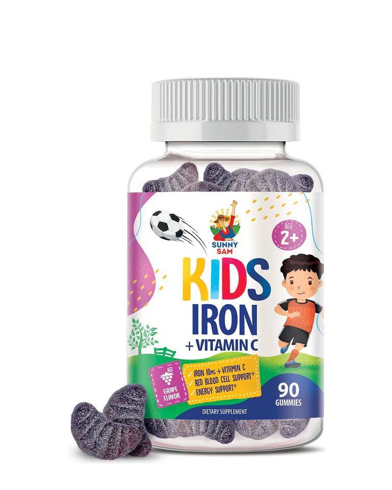 Iron Gummies with Vitamin C for Kids