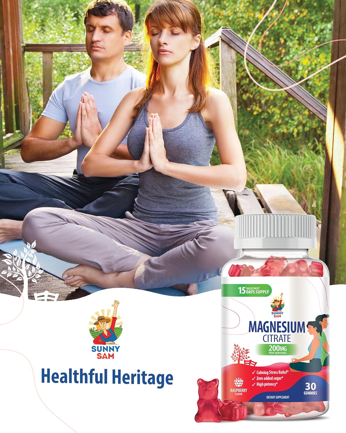 Magnesium Citrate Gummies for Adults - 200mg