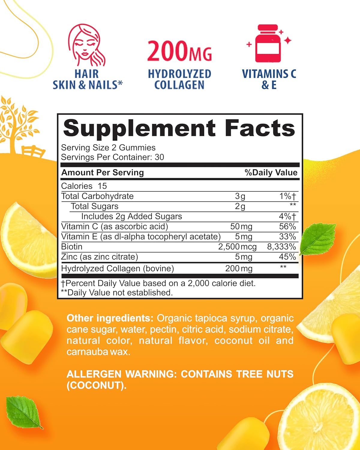 Beauty Collagen Gummies for Women & Men