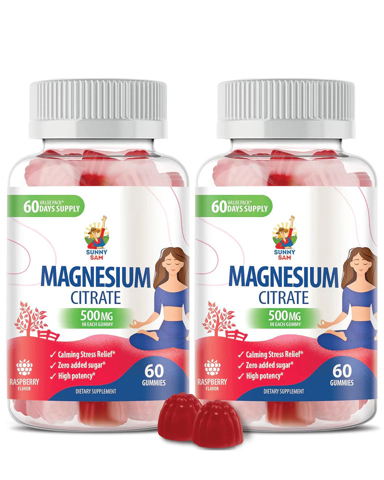 Magnesium Citrate Gummies for Adults - 500 mg