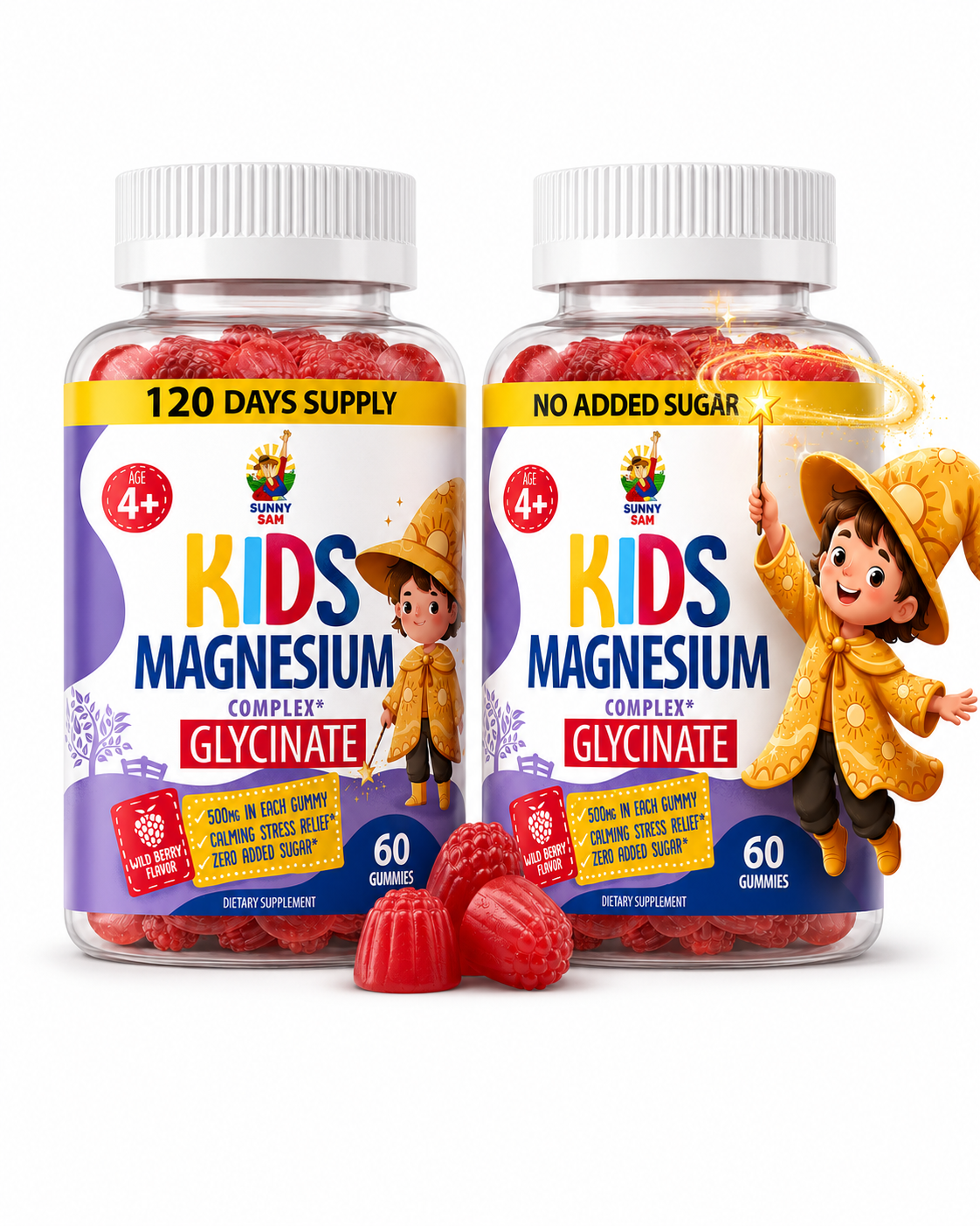 Magnesium Glycinate Chewable Supplement for Mood & Muscle Support