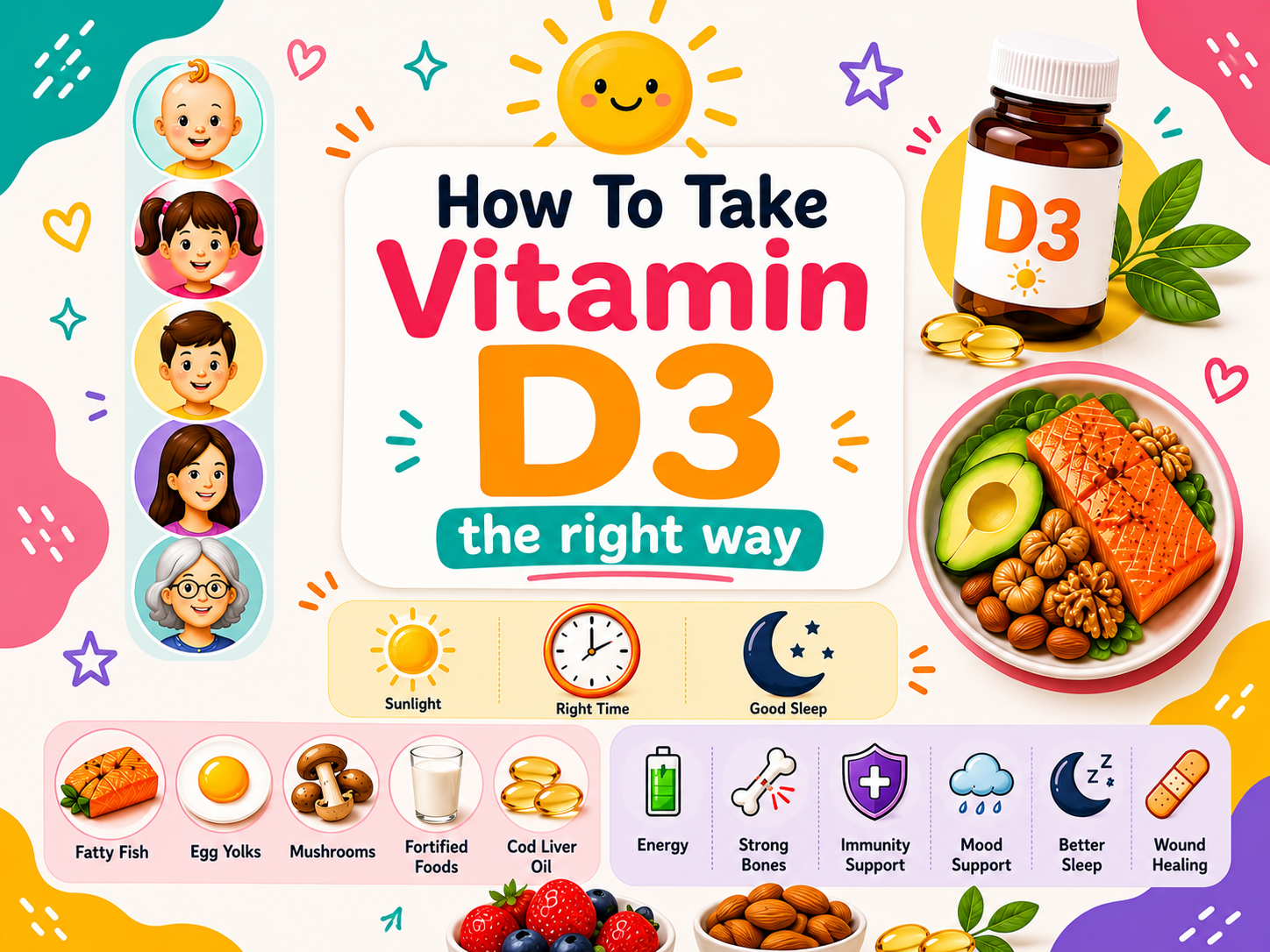 5 ways to get vitamin D3