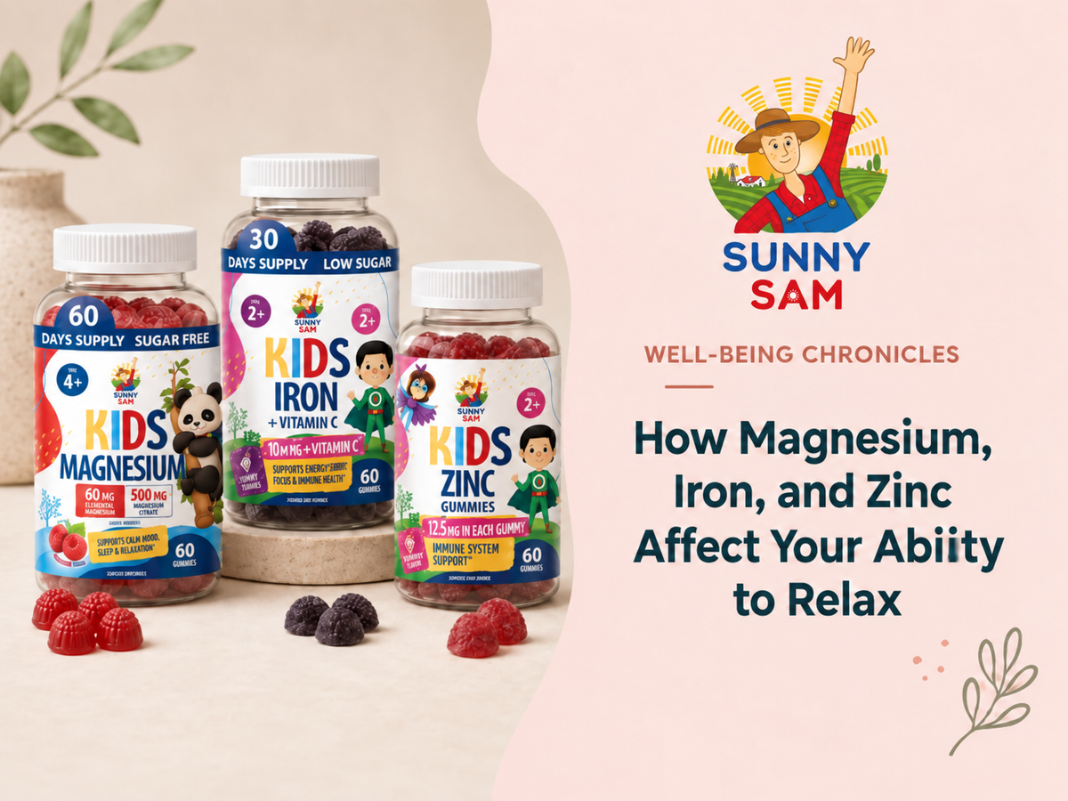 How Magnesium, Iron, and Zinc Affect Your Ability to Relax