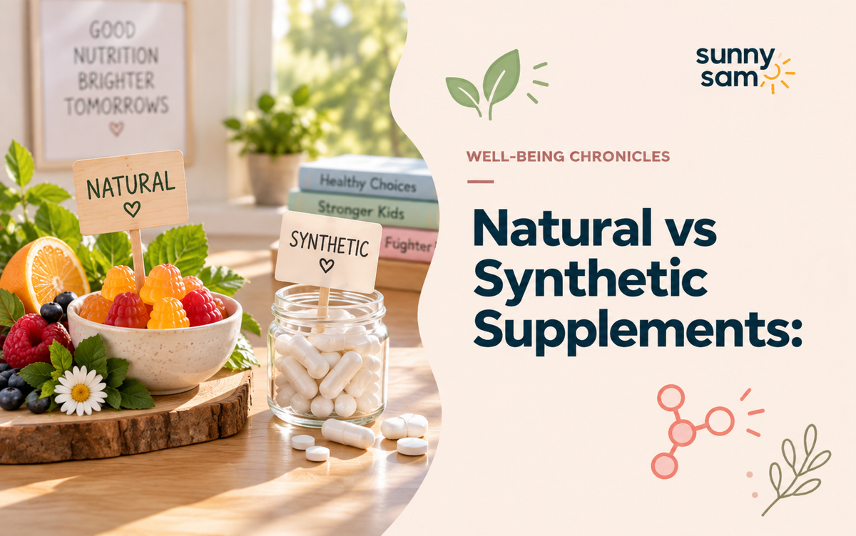 Natural vs Synthetic Supplements: How to Read Your Child's Vitamin Label Like a Pro
