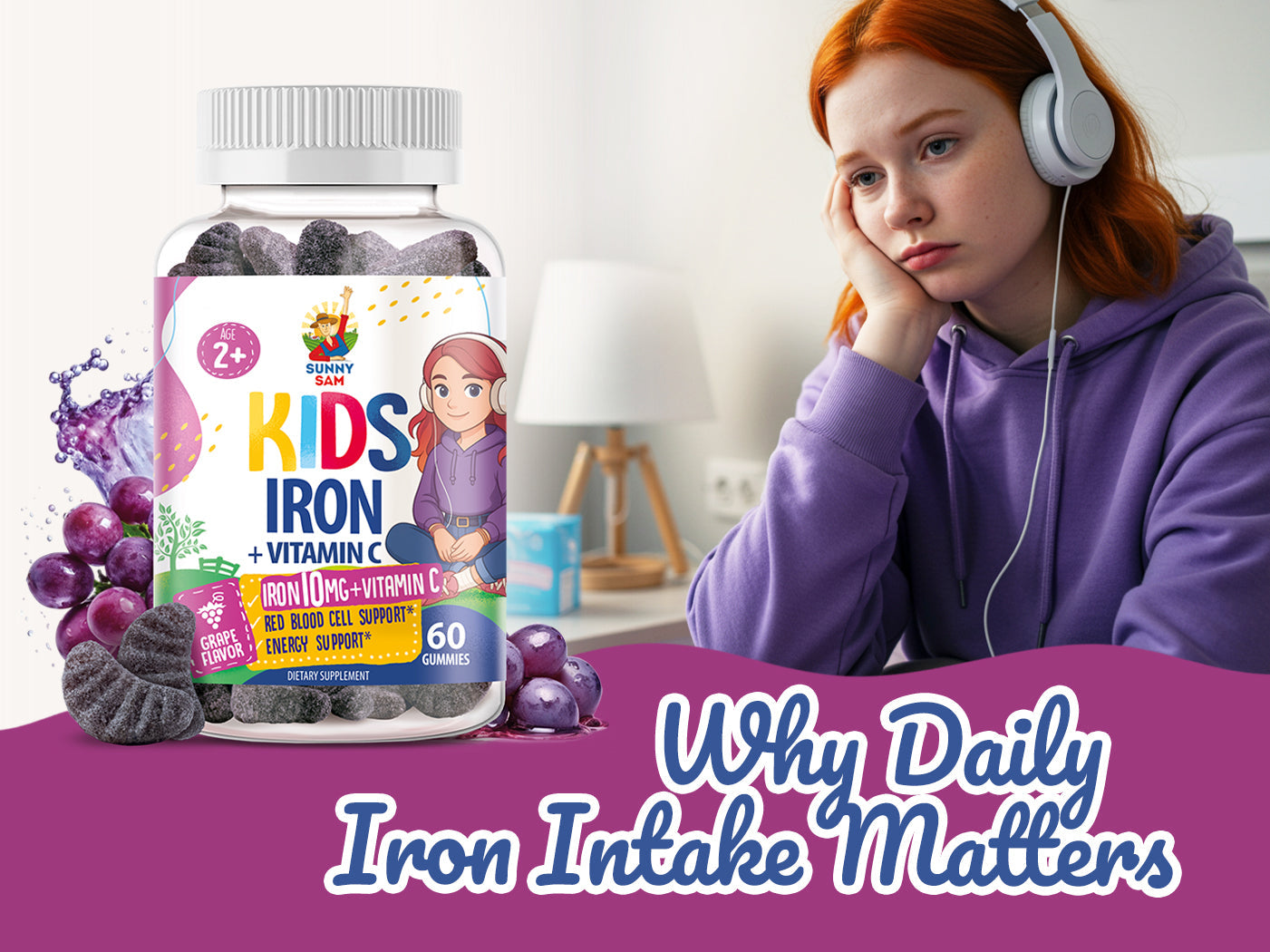 Chewable Iron Gummies: A Simple Way to Support Daily Iron Needs