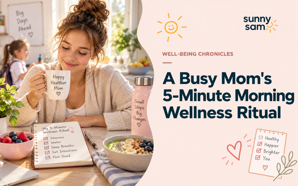 A Busy Mom's 5-Minute Morning Wellness Ritual