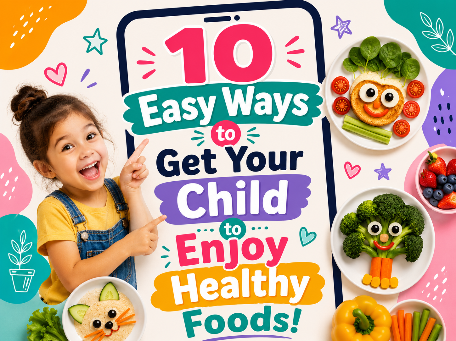 10 Easy Ways to Get Your Child to Enjoy Healthy Foods!