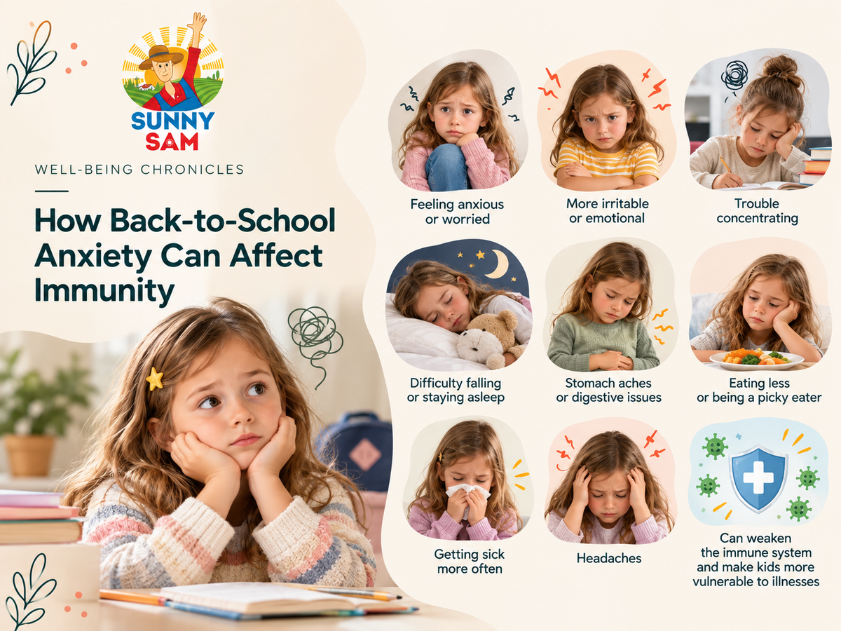 How Back-to-School Anxiety Can Affect Immunity