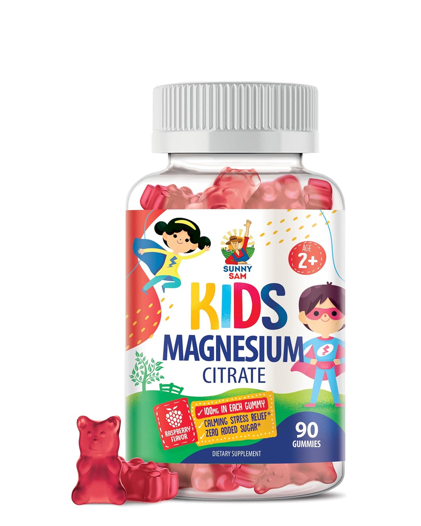 Magnesium Citrate Gummies for Kids - 100 mg