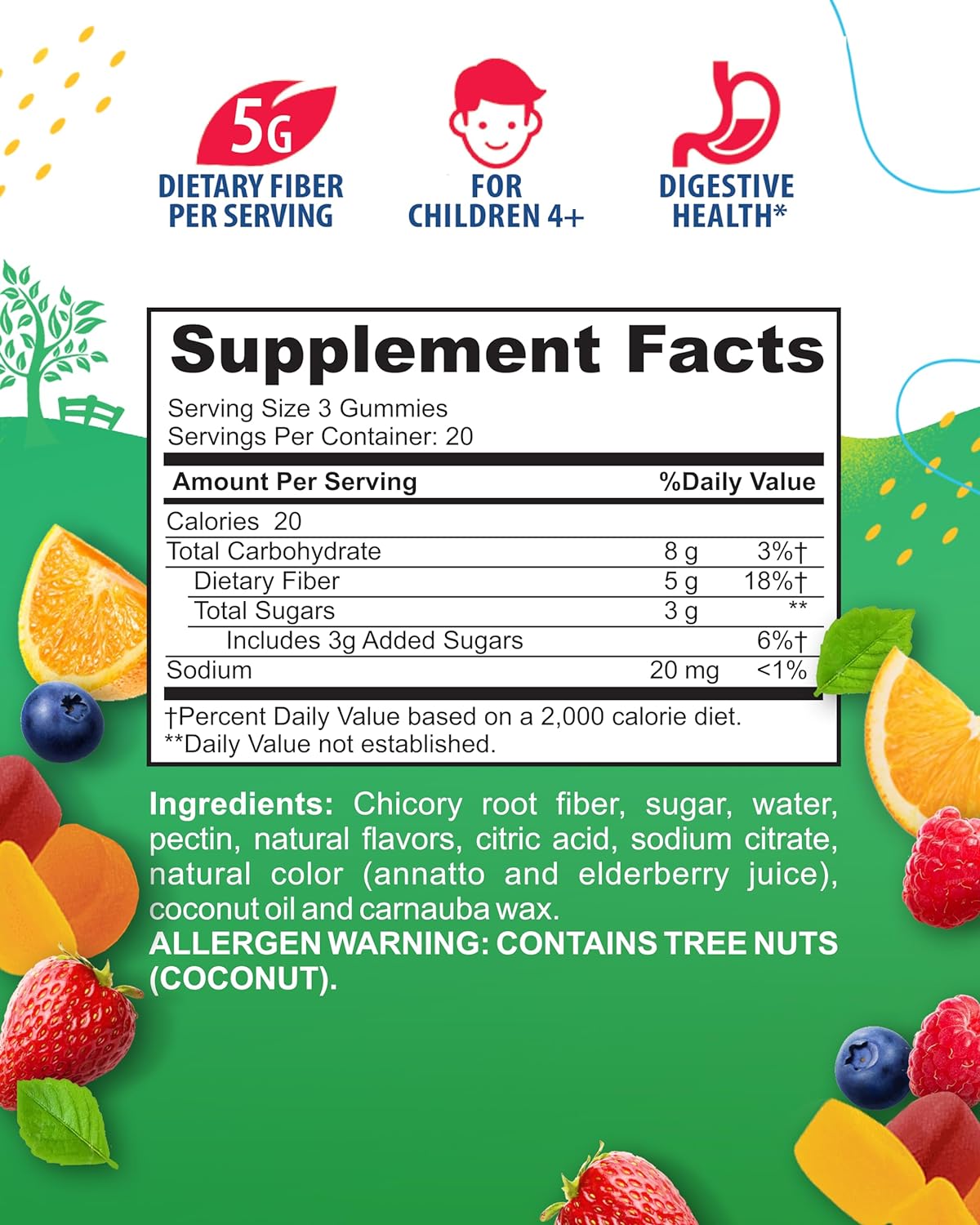 Fiber Gummies for Kids | Digestive & Immune Support