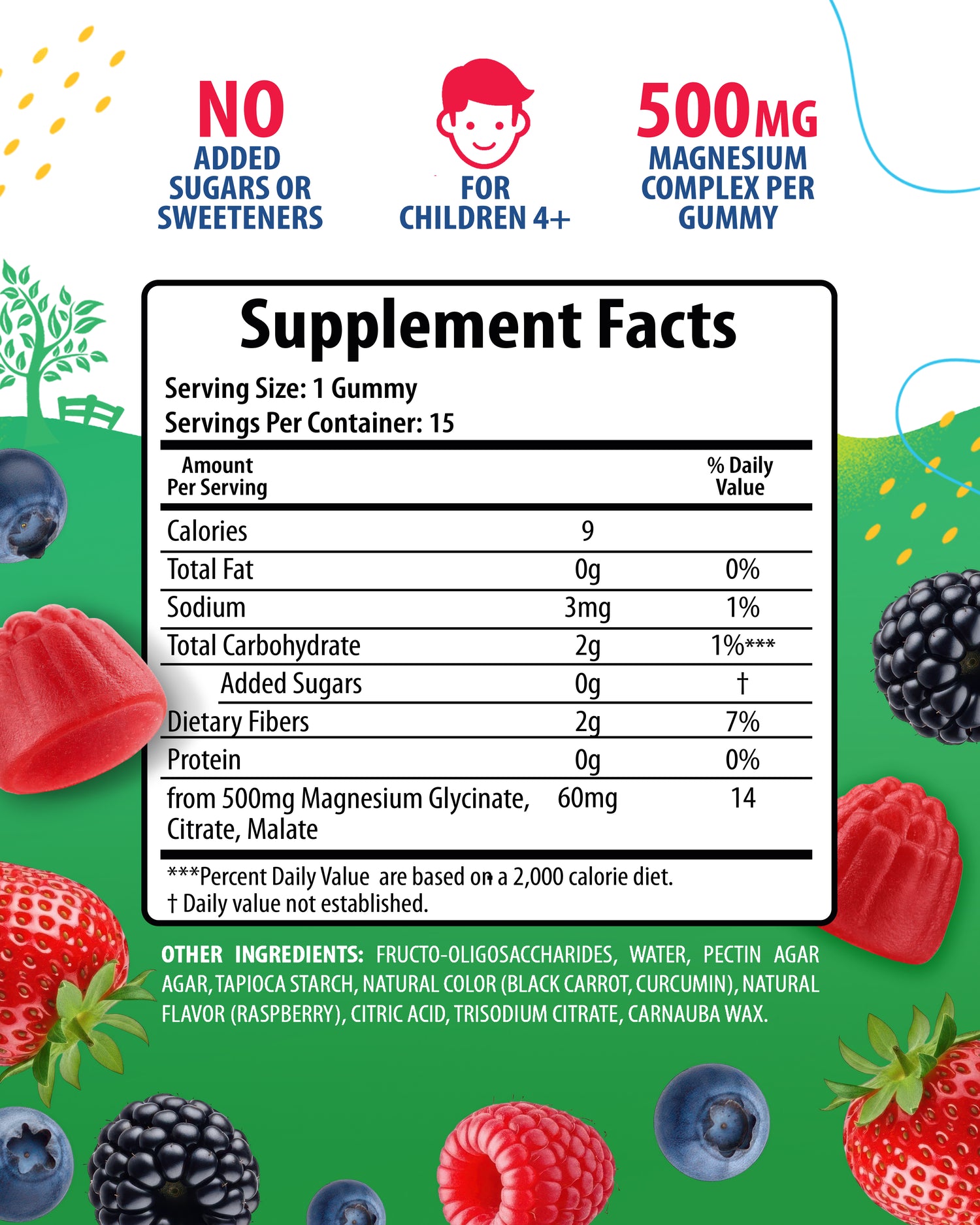 Magnesium Glycinate Chewable Supplement for Mood & Muscle Support