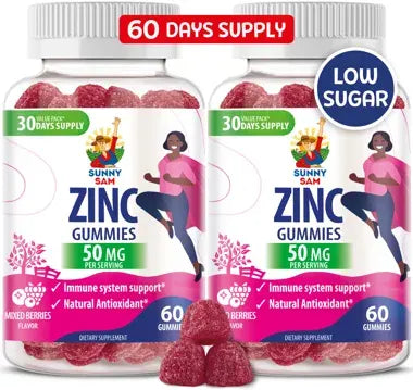 Zinc Chewable Gummy for Immune Support for Adults