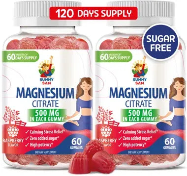 Magnesium Citrate Gummies for Adults - 500 mg