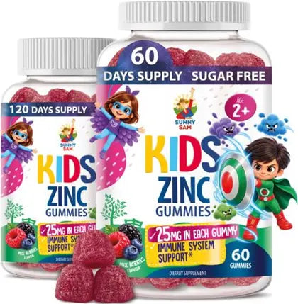 Sunny Sam Kids Zinc gummy supplement